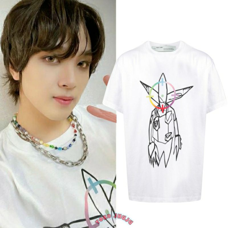 Kaos Jaechan NCT ABSTRACT ALIEN ( Hanya Sablon Depan ) print Dtf