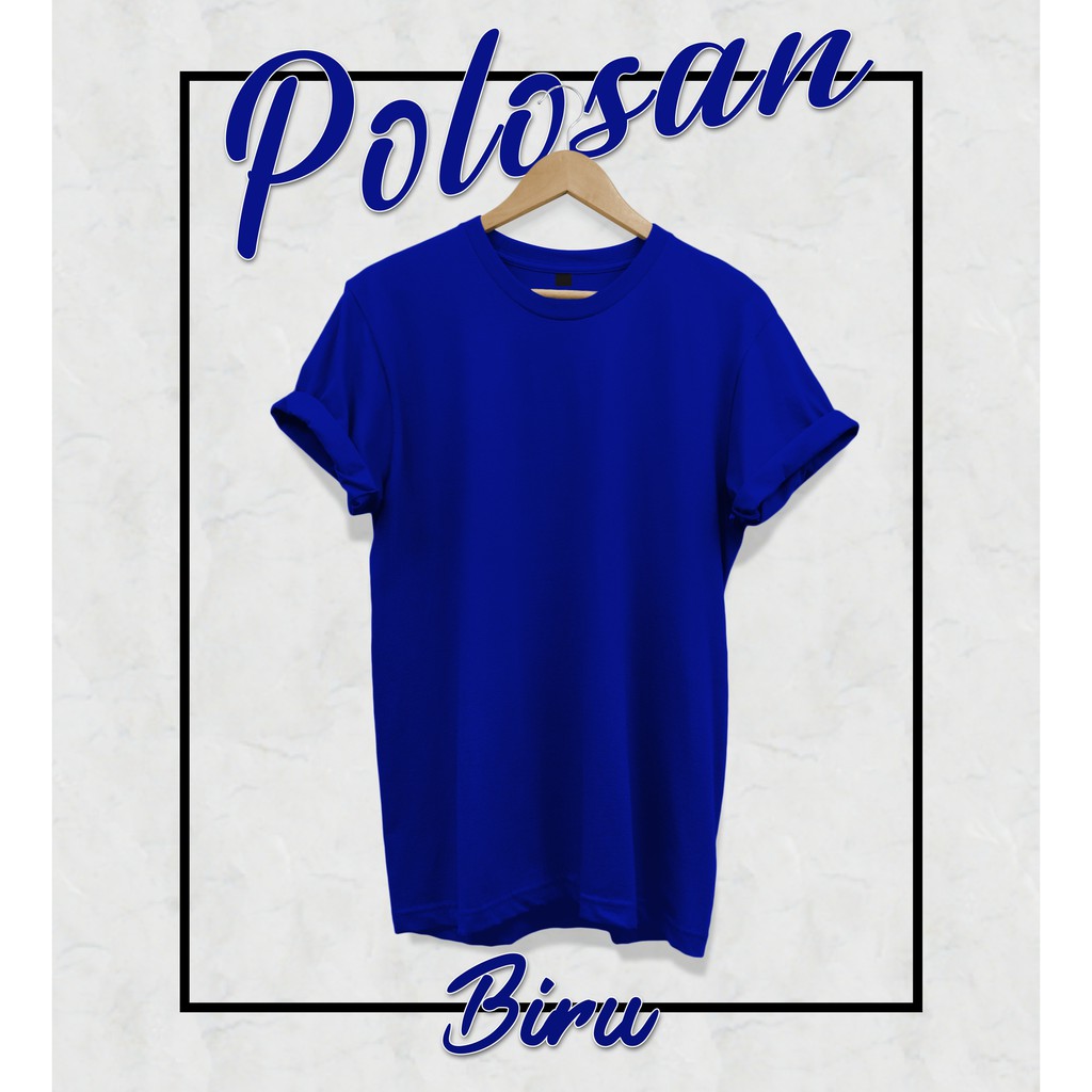 KAOS POLOS LENGAN LIPAT CASUAL 30S PABRIKAN DISTRO