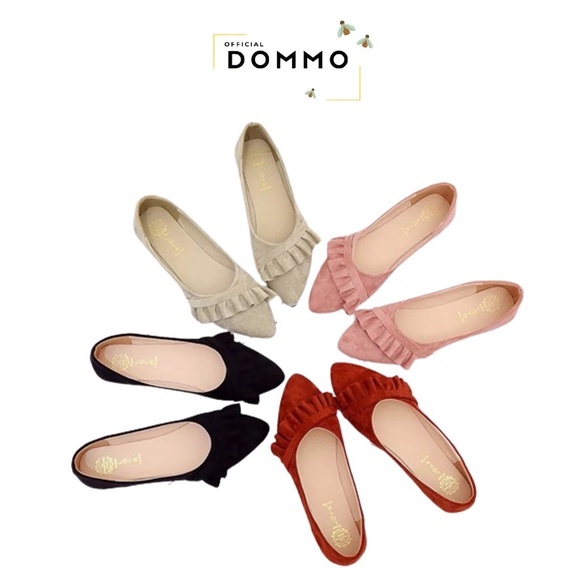 [LOKAL] DOMMO - D5025 FLATSHOES RAMPEL CST 01 FLATSHOES Wanita Morymony sendal sandal