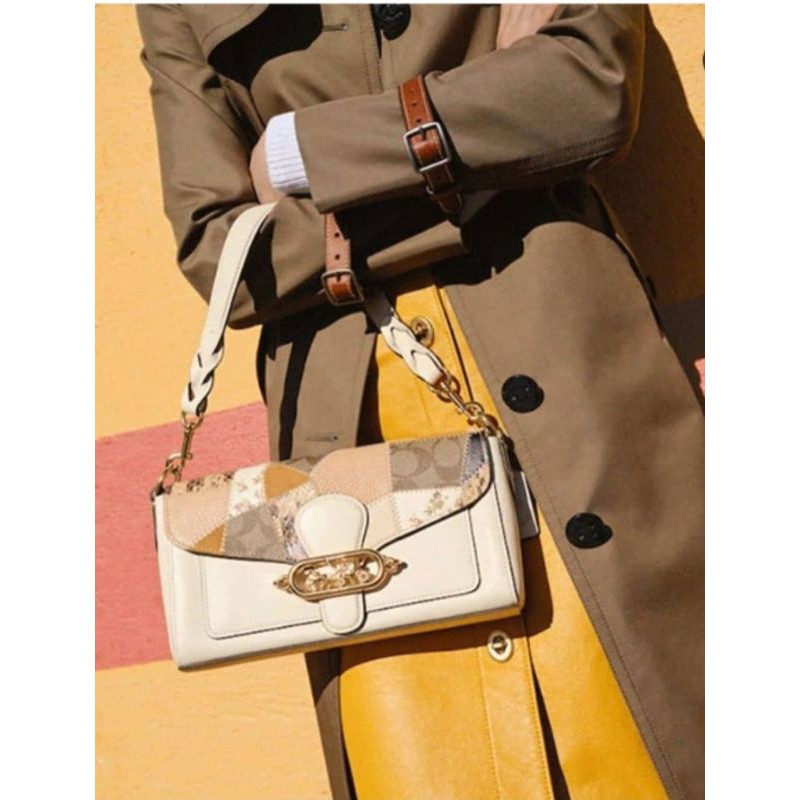 SOLD coach jade small patchwork original