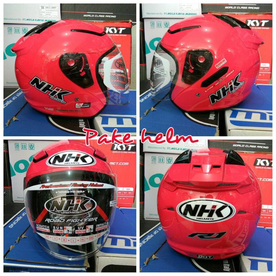 DISKON HELM NHK HELM NHK R1 PINK MAGENTA