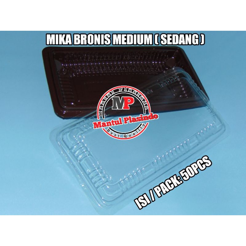 isi 50pcs Mika Bronis M  / Tray Box Sushi Sedang