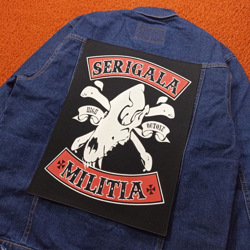 BACKPATCH EMBLEM SABLON BIG SIZE SRIGALA MILITIA