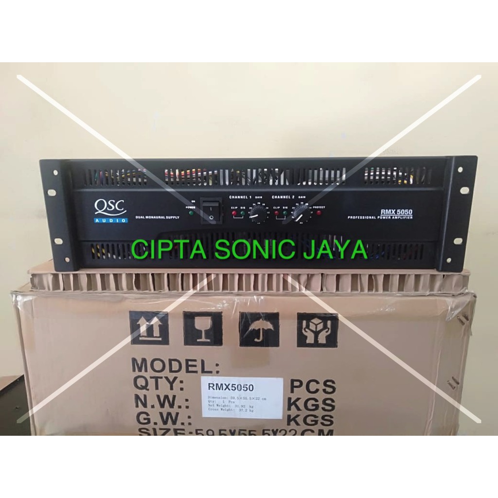 (PETI KAYU) Power Amplifier Qsc Rmx5050 Rmx 5050 Rmx-5050