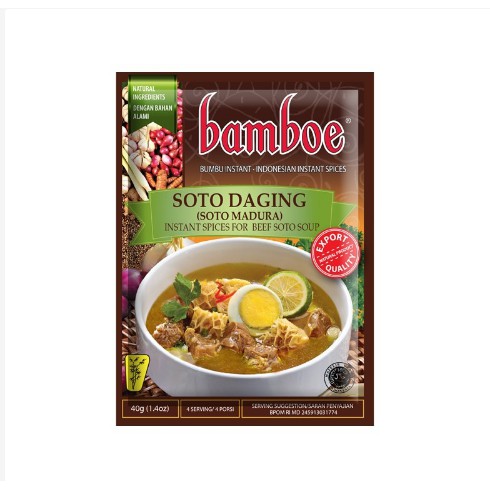 

Bamboe Bumbu Soto Madura 40g