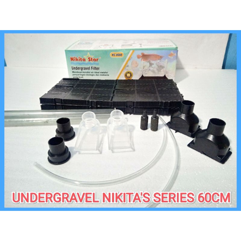 Undergravel 60cm Nikita Filter Aquarium Aquascape