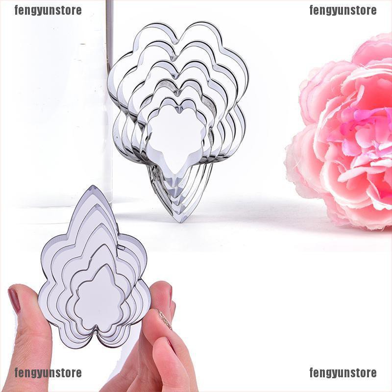 Fys 1pc Cetakan Silikon Bentuk Bunga Tulip Untuk Dekorasi Kue
