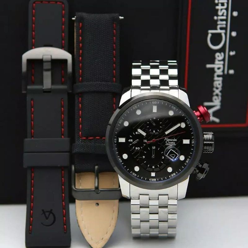 JAM TANGAN ALEXANDRE CHRISTIE COWOK AC 6163 ORIGINAL