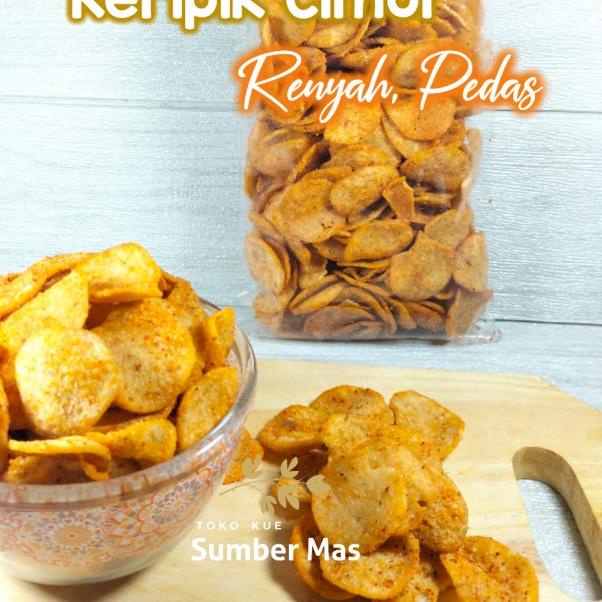 

8.8 FLASH SALE KERIPIK CIMOL KERING PEDAS - 170 GRAM-10RB
