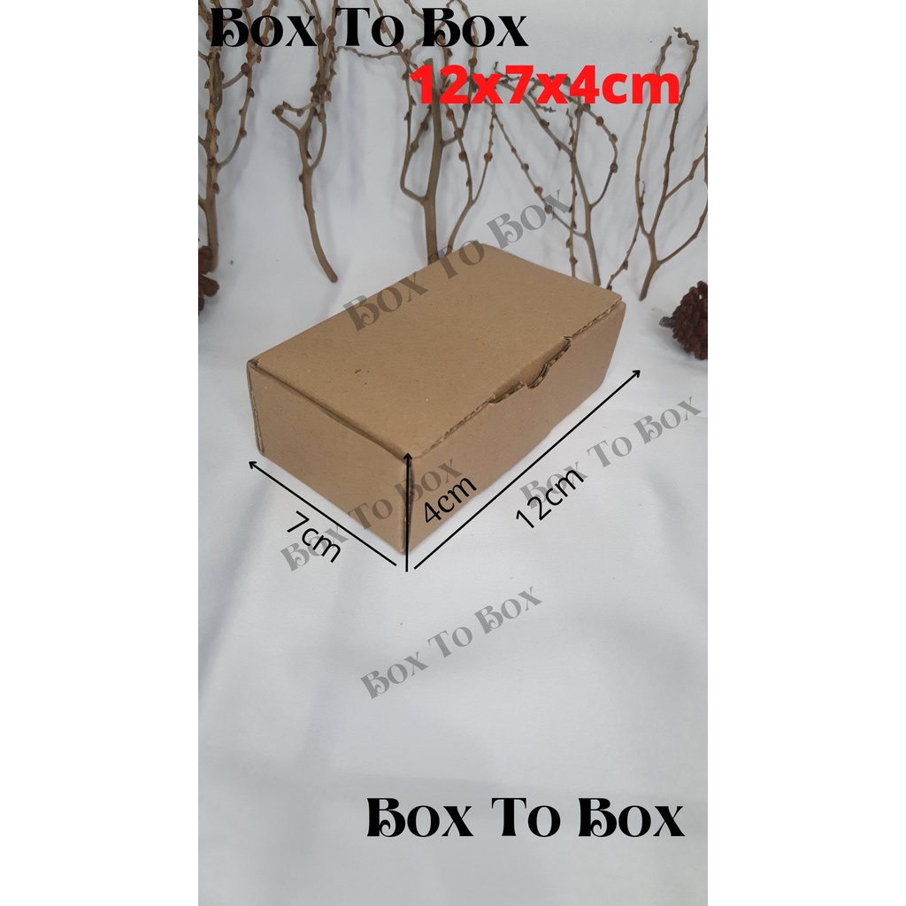 

Kardus mini box karton kotak dus packing BARU size 12x7x4 cm die cut