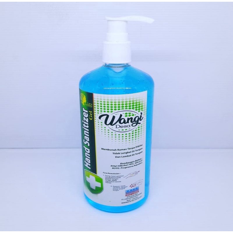 HAND SANITIZER WANGI DESA 500ML GEL ALKOHOL 70%
