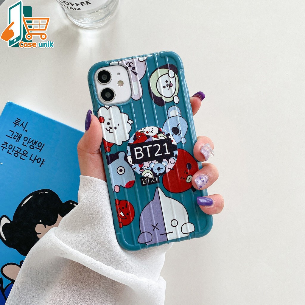 SS263 Softcase Popsocket KARTUN Vivo Y53 Y71 Y71i Y81 Y81c V5 V5s Lite Y65 Y69 CS2411