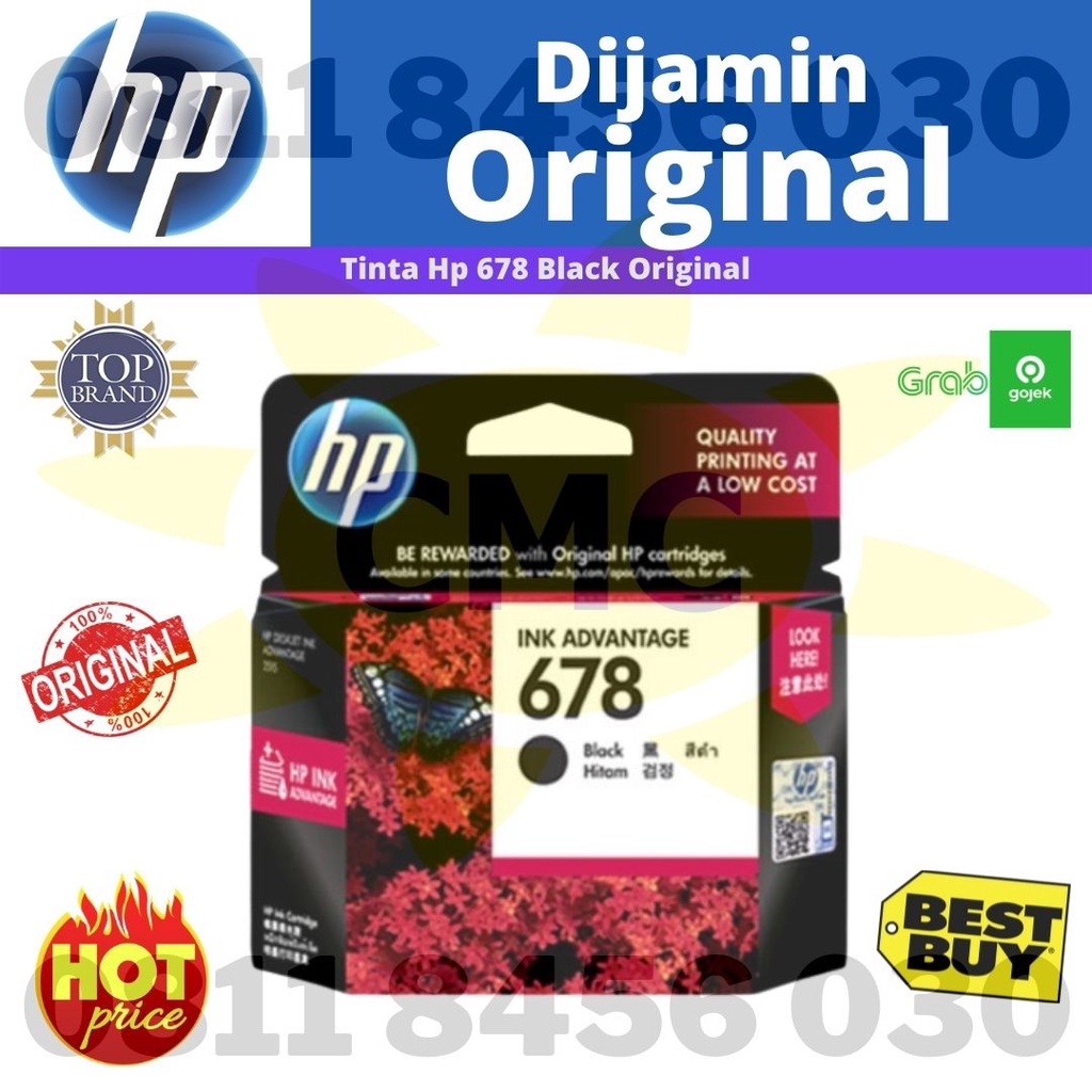 TINTA HP PRINTER 678 Black