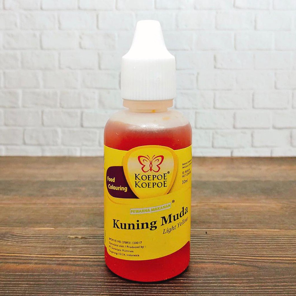 PEWARNA MAKANAN KOEPOE 30ML KUNING MUDA