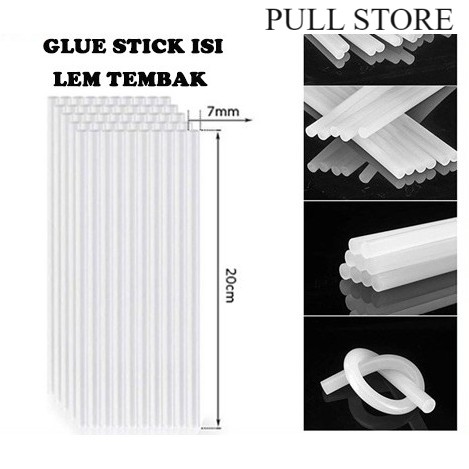 

Refill Isi Lem Glue Gun 10 / 20 watt w - Lem Bakar Glue Stick
