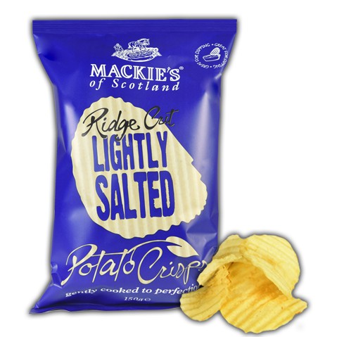 

Mackie's Ridge Cut Potato Crisps Lightly Salted 150g
