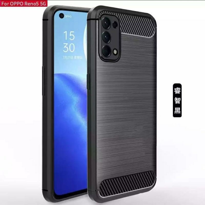 PROMO Case OPPO RENO 5 5G Soft case Ipaky Carbon Premium Casing