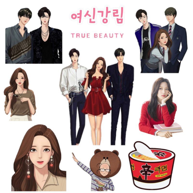 

Sticker true beauty set 11ribu dapat 55 sticker