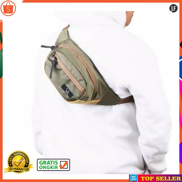 Tas Pria SlingBag Men Korea Selempang Outdoor Cowok / Tas Casual Kerja Kekinian  A12