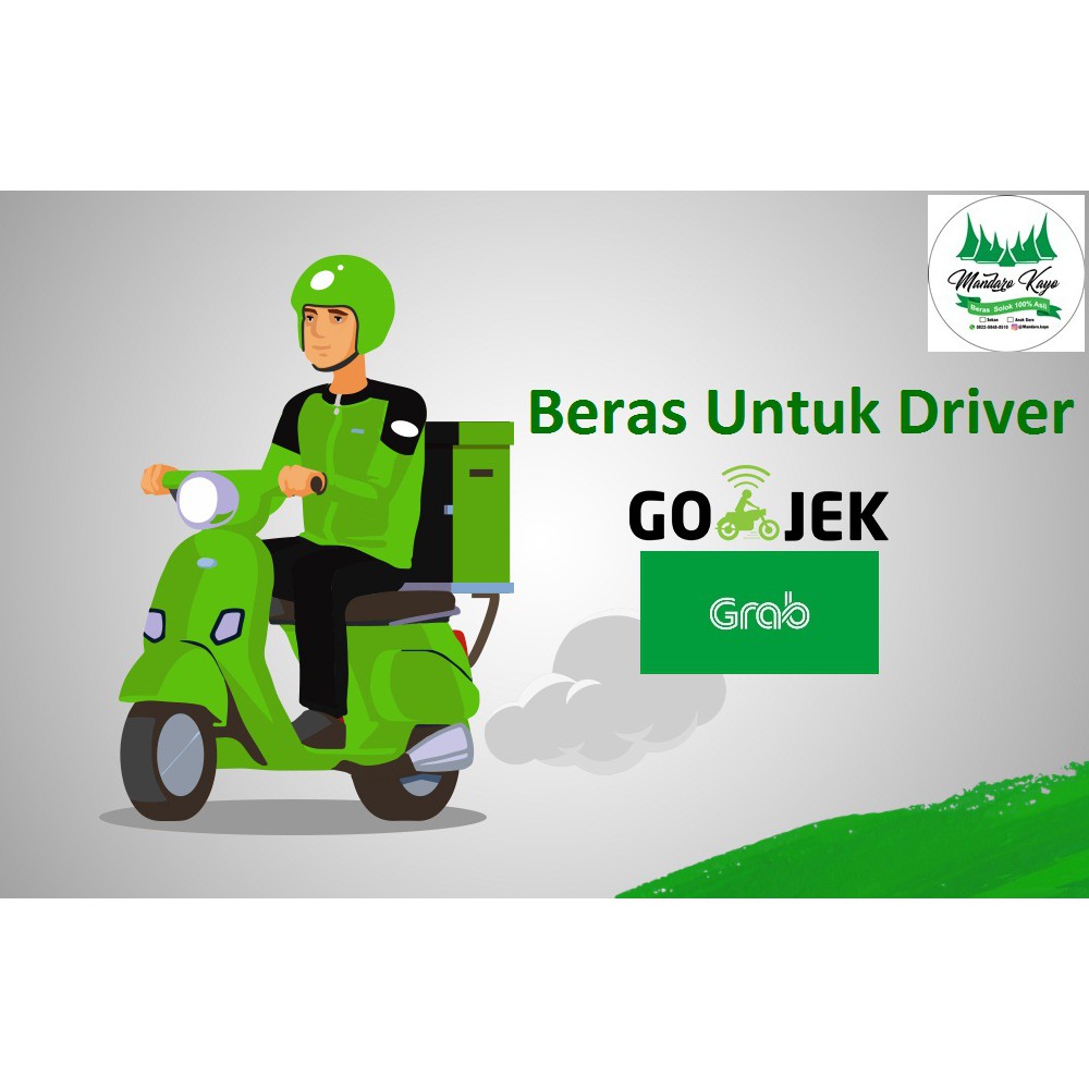 

Program Beras Untuk Driver Ojek Online 1kg