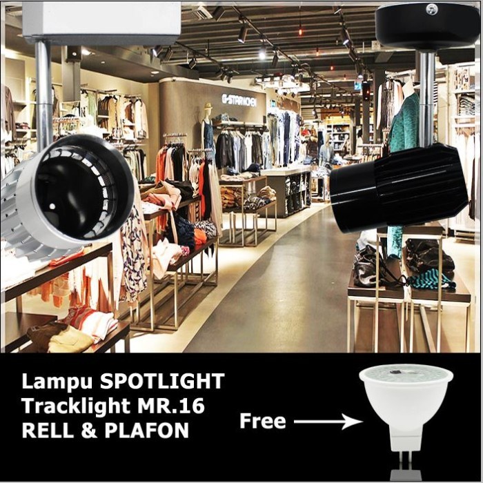 HK-Lampu Spotlight / Lampu Sorot SPOT LIGHT Tracklight Rell Plafon