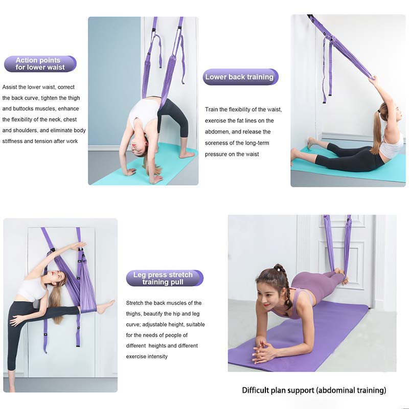 Swing Yoga Set  Aerial Yoga ANTI GRAVITY INVERSION PILATES Yoga Hammock