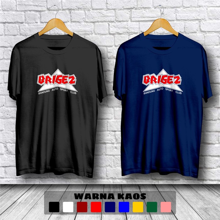 Kaos Brigez Bandung Auto Sport Club Logo Baju Distro Bahan Premium
