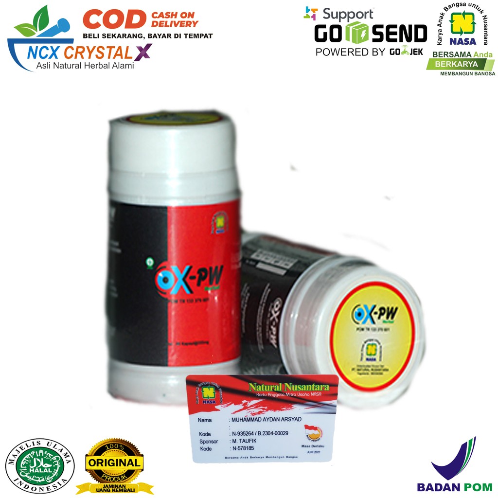 Ox Pw Original Nasa Obat Mata Min dan Katarak / Ncx Crystal X