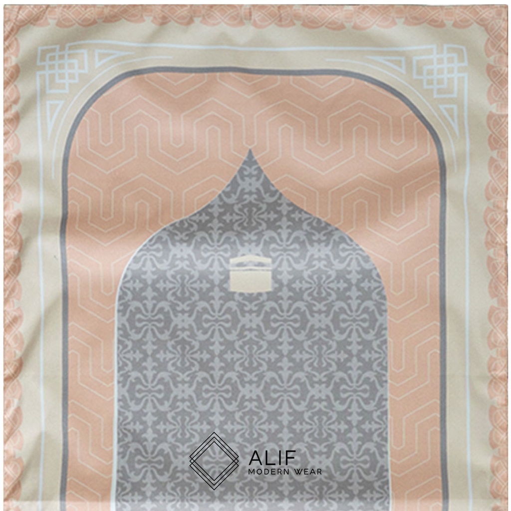 ALIF SAJADAH GENGGAM TRAVEL / SAKU / PORTABLE / WATERPROOF ( ALIF MODERN WEAR SJG-0154 )