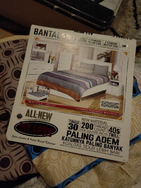 Sprei All New My Love B4 180x200 Tinggi 30 Motif Ayana Madagascar Daisy I- 180 King 4 Bantal T30 Sp