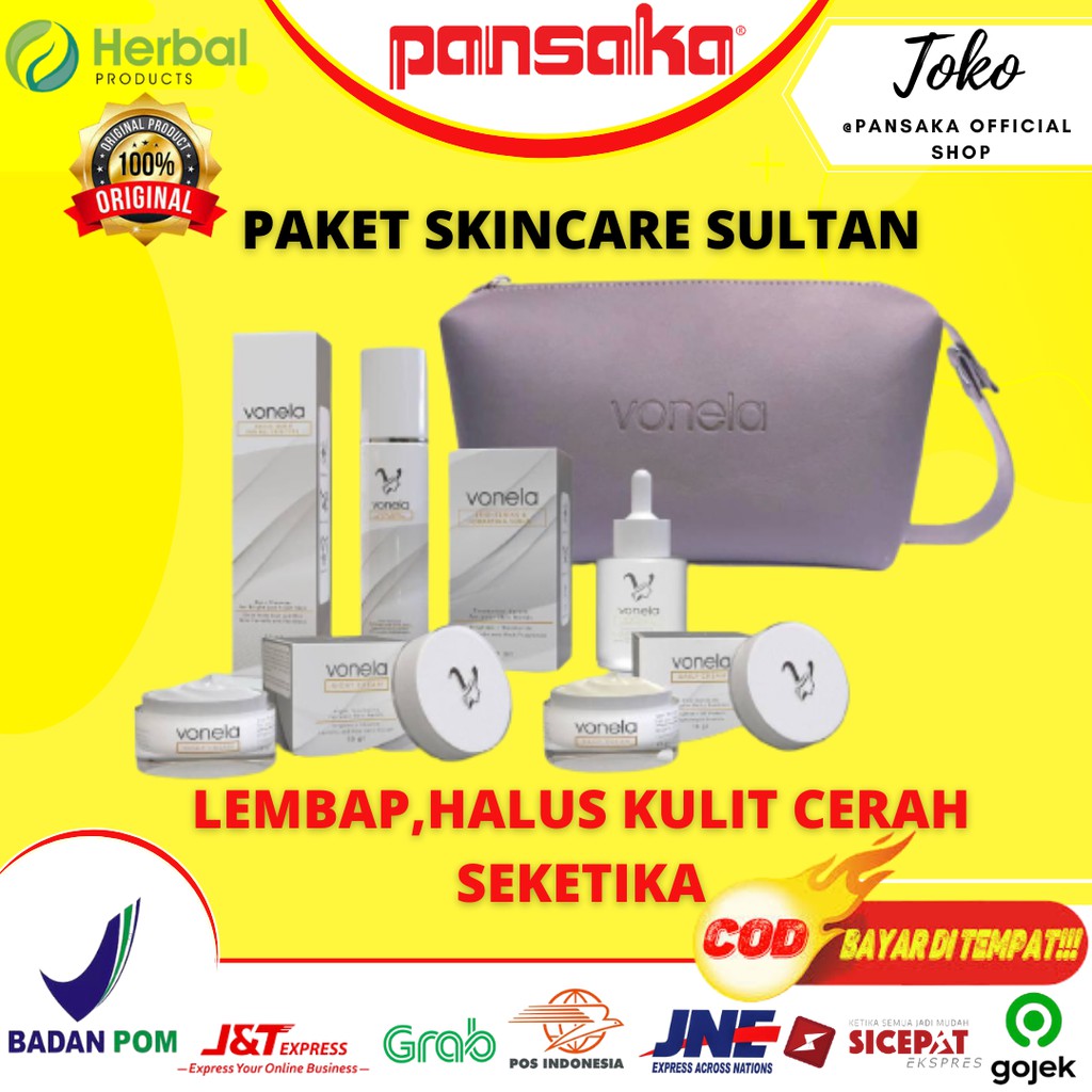 VONELA SKIN CARE SERIES FULL SET PAKET PERAWATAN WAJAH ORIGINAL & BPOM