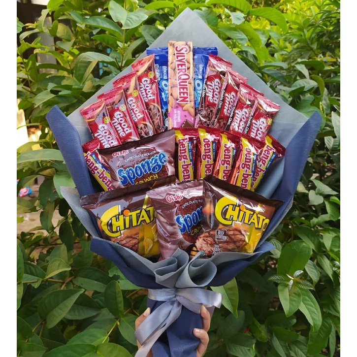 

(B) Buket PREMIUM good time bengbeng/paket/bingkisan Snack Ulang Tahun/Ultah/ Wisuda/Kado/Hadiah