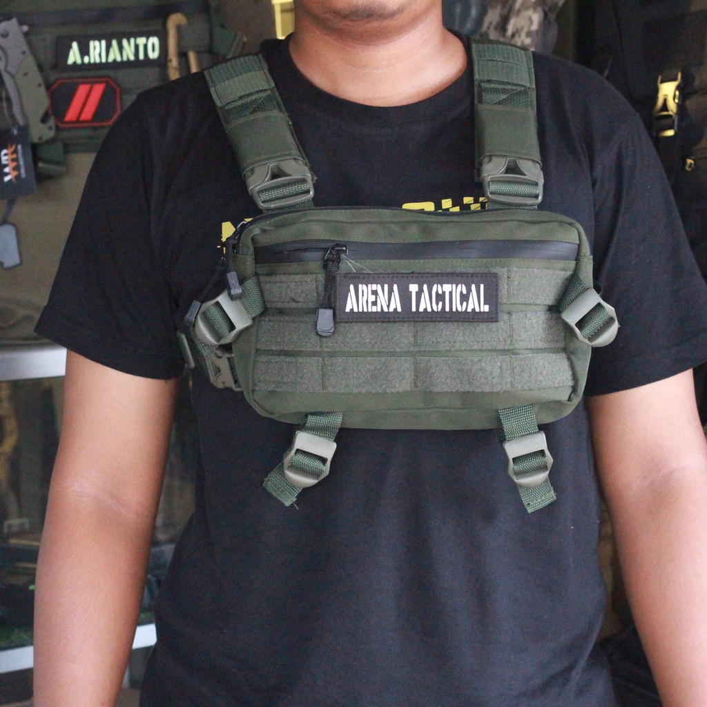 Arena - Tas Dada Hijau Tactical Multifungsi