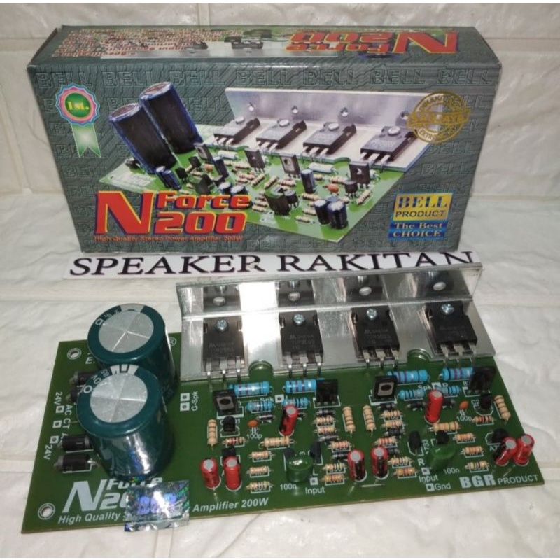 Kit Power Amplifier 200Watt  N Force 200