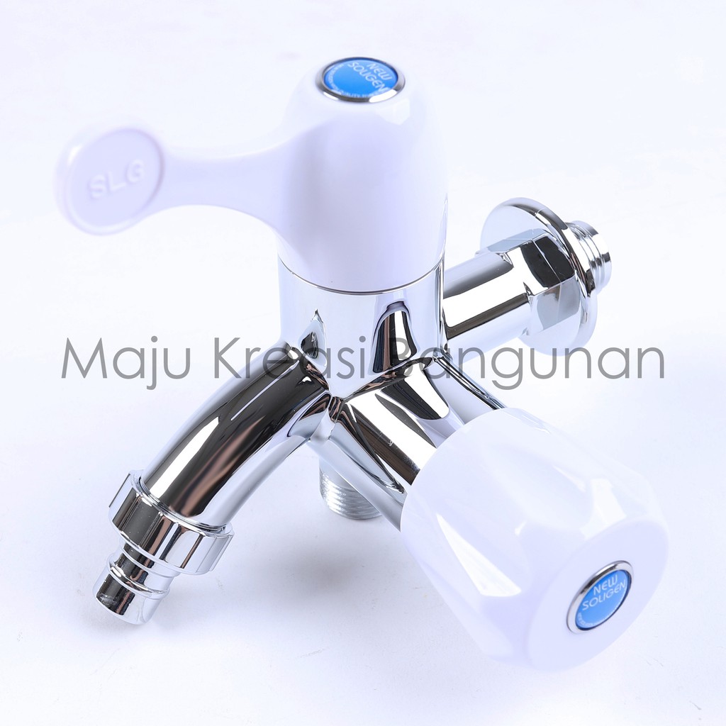 Kran Cabang Shower New Soligen Keran Double PVC Chrome S10C S13C S9CW S10CW S13CW S9 S10 S13 CW