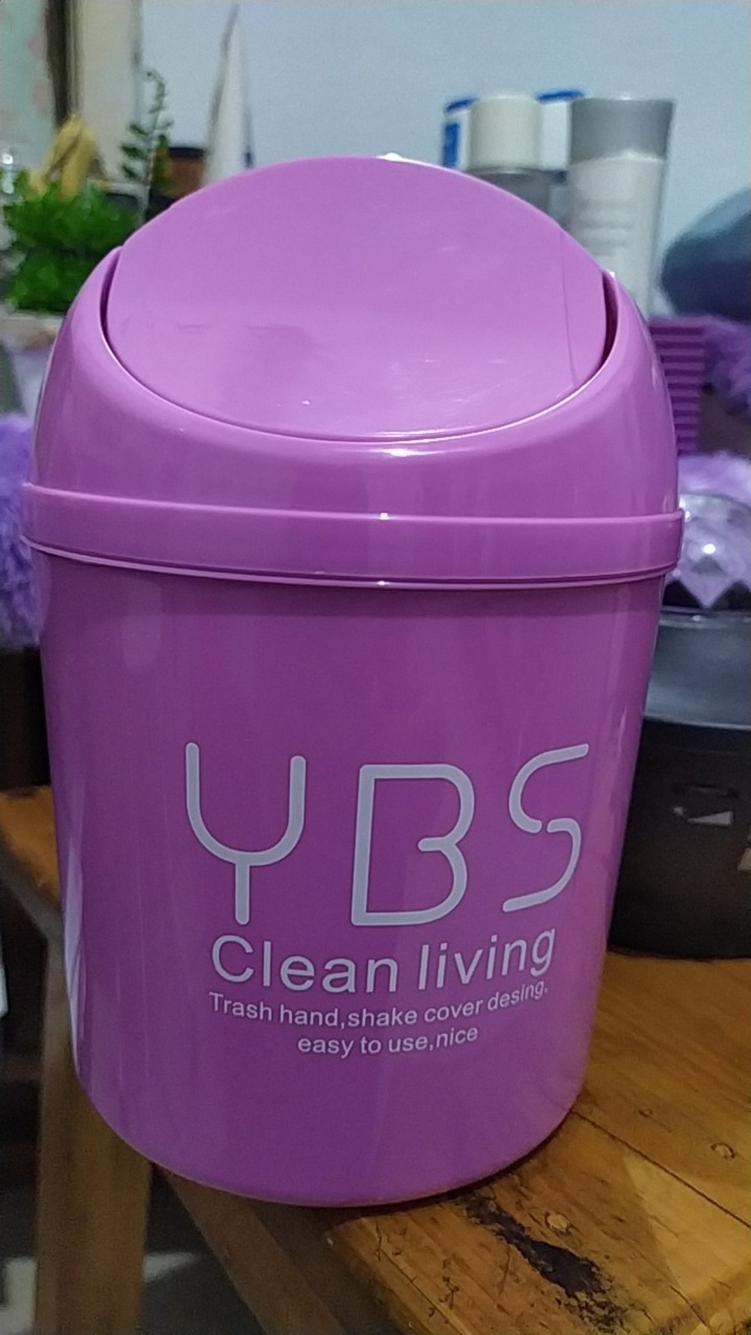 Kotak Sampah Kecil Tempat Sampah Meja Trash Can Mini Ybs