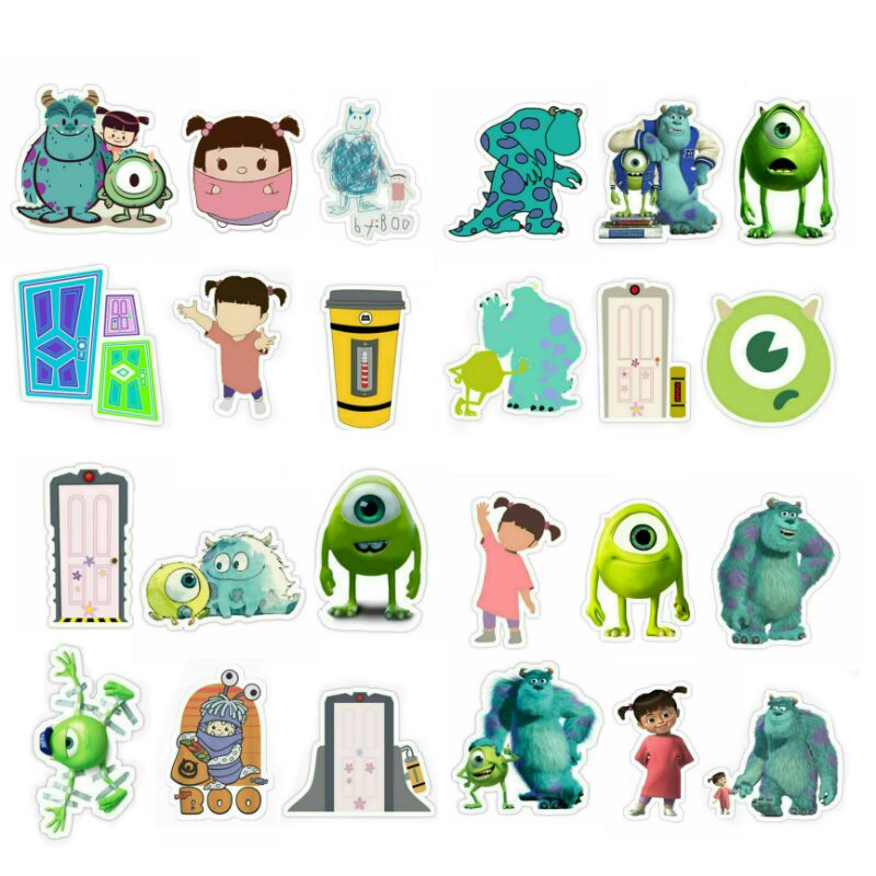 

50PCS+ STICKER MONSTER | MONSTER INC | SULIVAN MIKE BOO STICKER AESTHETIC | 1 PACK