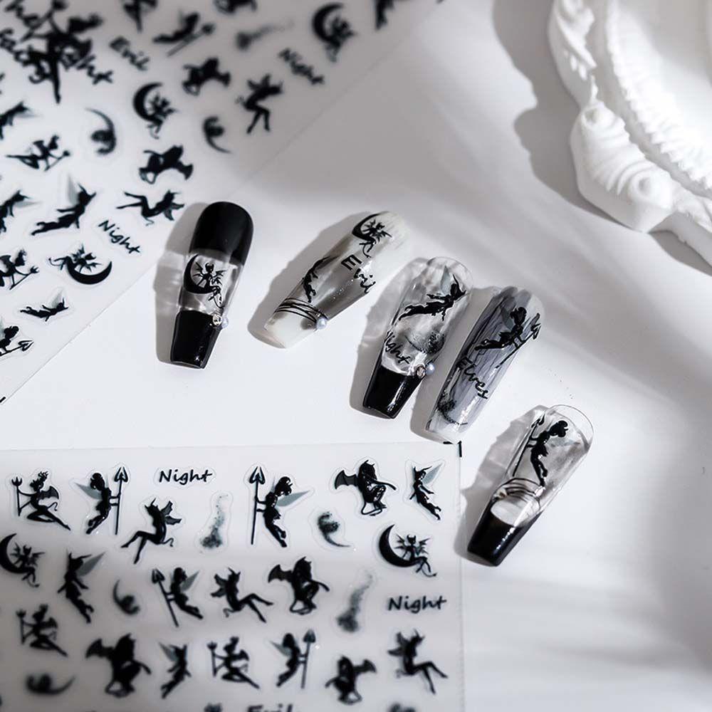 Mxbeauty Kartun Stiker Kuku Wanita Siput Hewan Manikur Aksesoris Nail Art Dekorasi