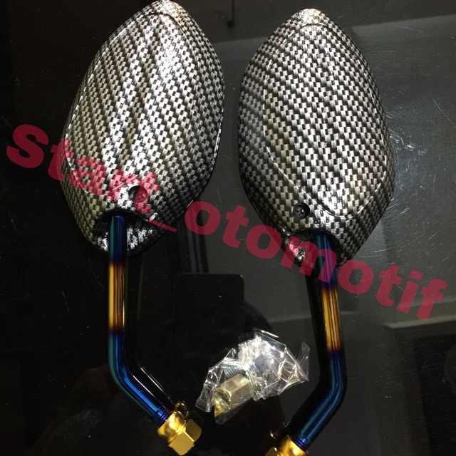 Spion beat carbon twotone atau spion honda beat carbon 2 tone
