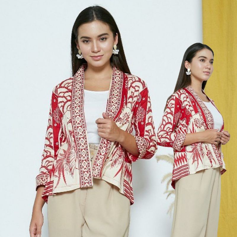 Outer Batik 241 HT /Outer Batik Wanita /Rompi Batik