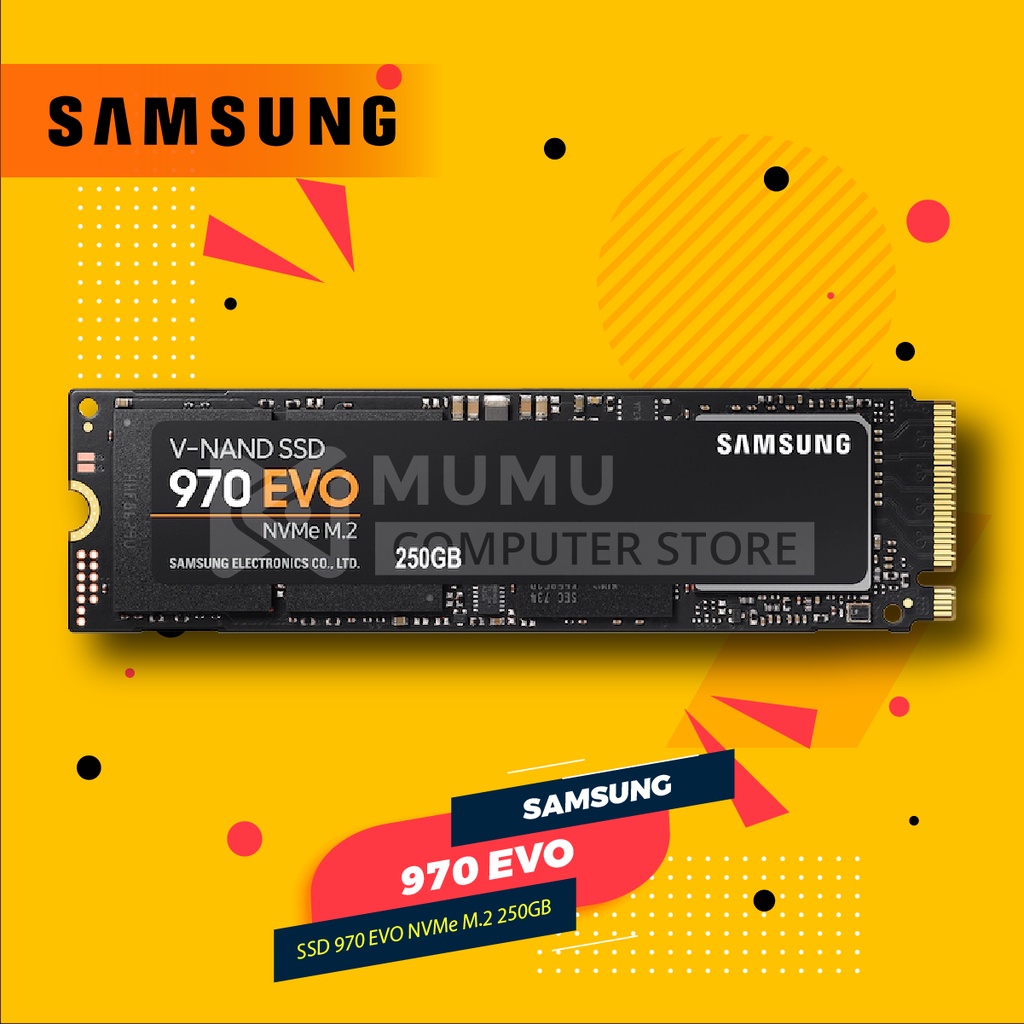 Samsung Ssd 970 Evo Nvme M 2 250gb Shopee Indonesia