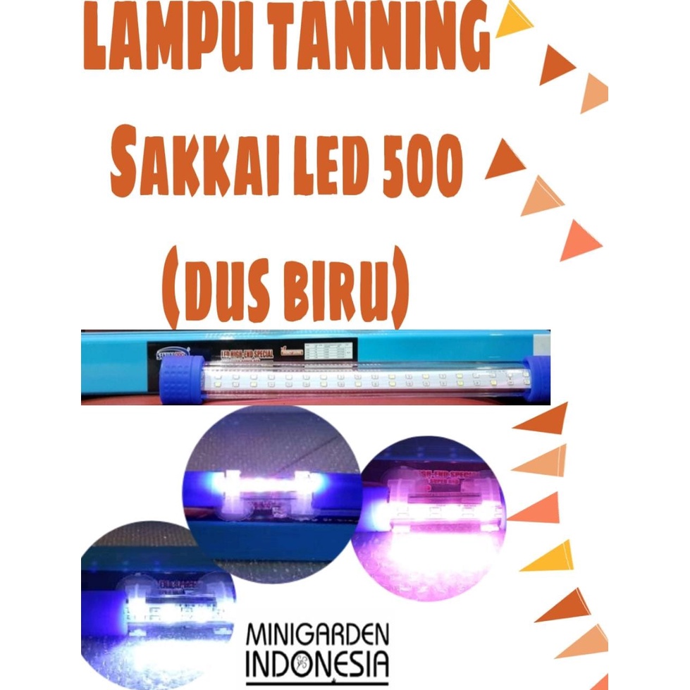 SAKKAI PRO LED 500 DUS BIRU 16W LED AQUARIUM SUPER RED LAMPU AQUASCAPE