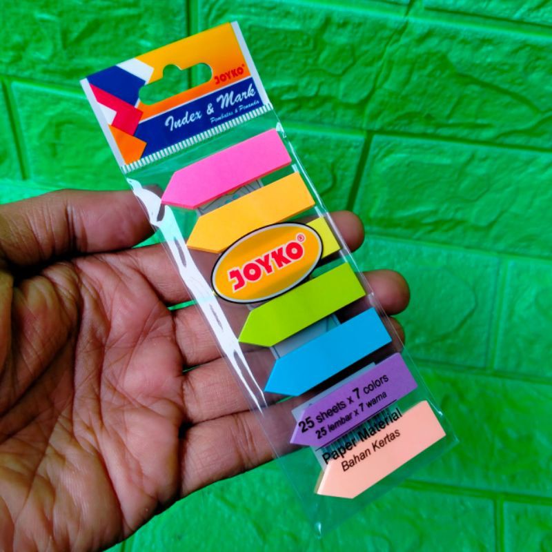 

PEMBATAS BUKU/STICKY NOTE 7X25 LEMBAR JOYKO IM-33