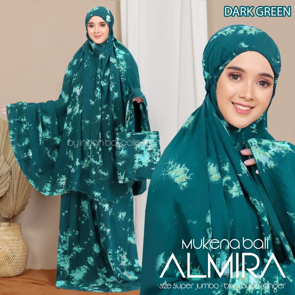 Mukena Bali Smoke tie dye Almira super jumbo