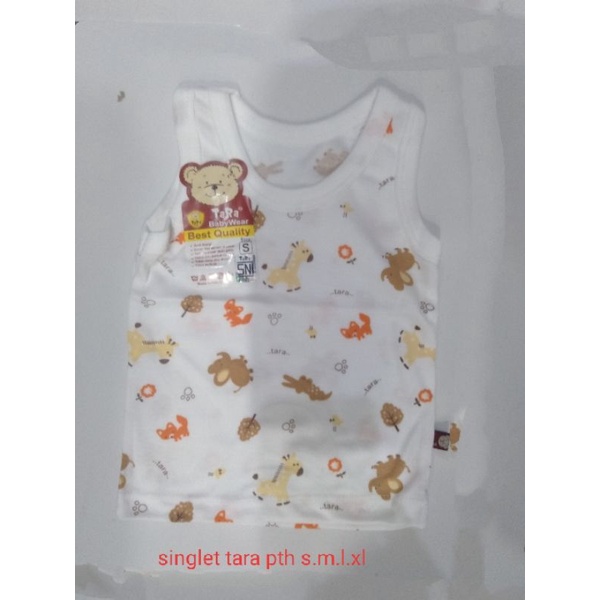 Singlet bayi Tara Putih