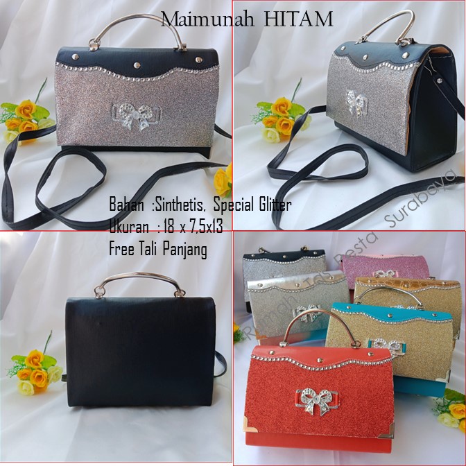 Tas Bagus,Tas Unik,Tas Elegan ,Maimunah HITAM