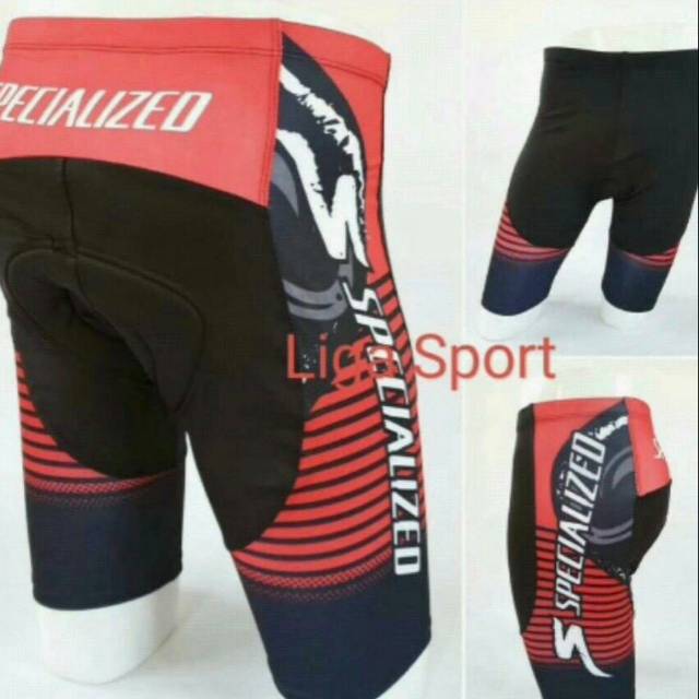  Celana  sepeda  padding merah hitam Shopee  Indonesia