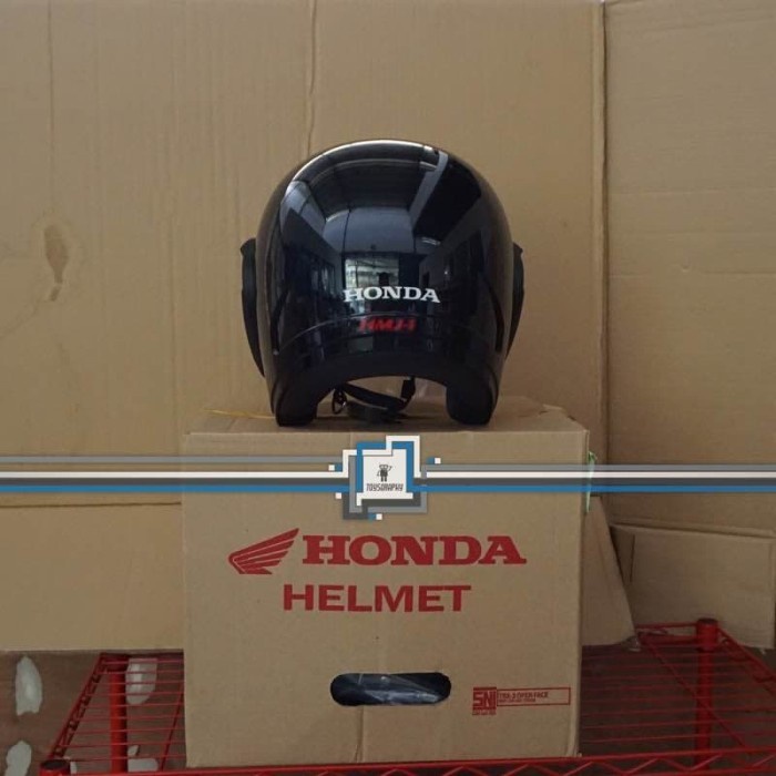 Helm Honda Hmj-1 Hmj1 Hmj 1 3 Ori & Sni Half Face - Super Sale Grosir Termurah