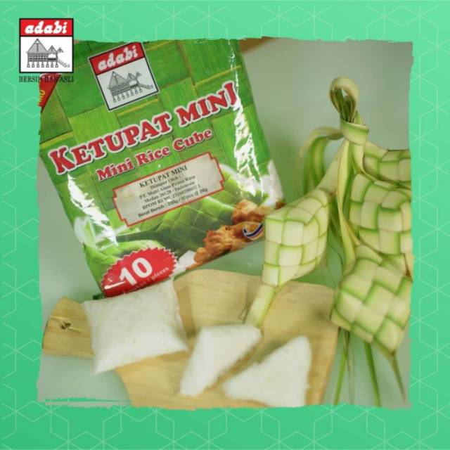 

Ketupat Mini Instant Adabi Isi 30