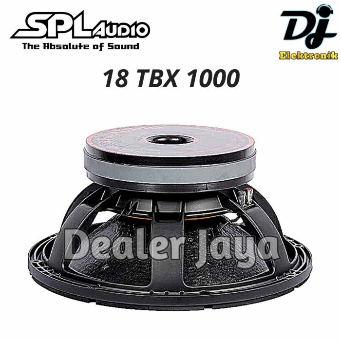Speaker Komponen SPL Audio 18 TBX 1000 / 18TBX1000 - 18 inch